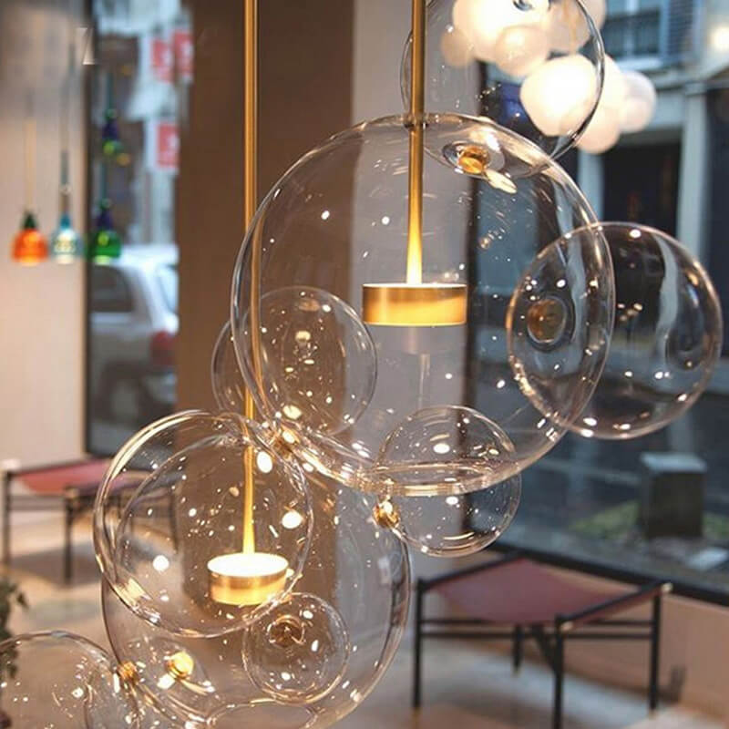 Nordic Glass Bubbles Pendant Lamp