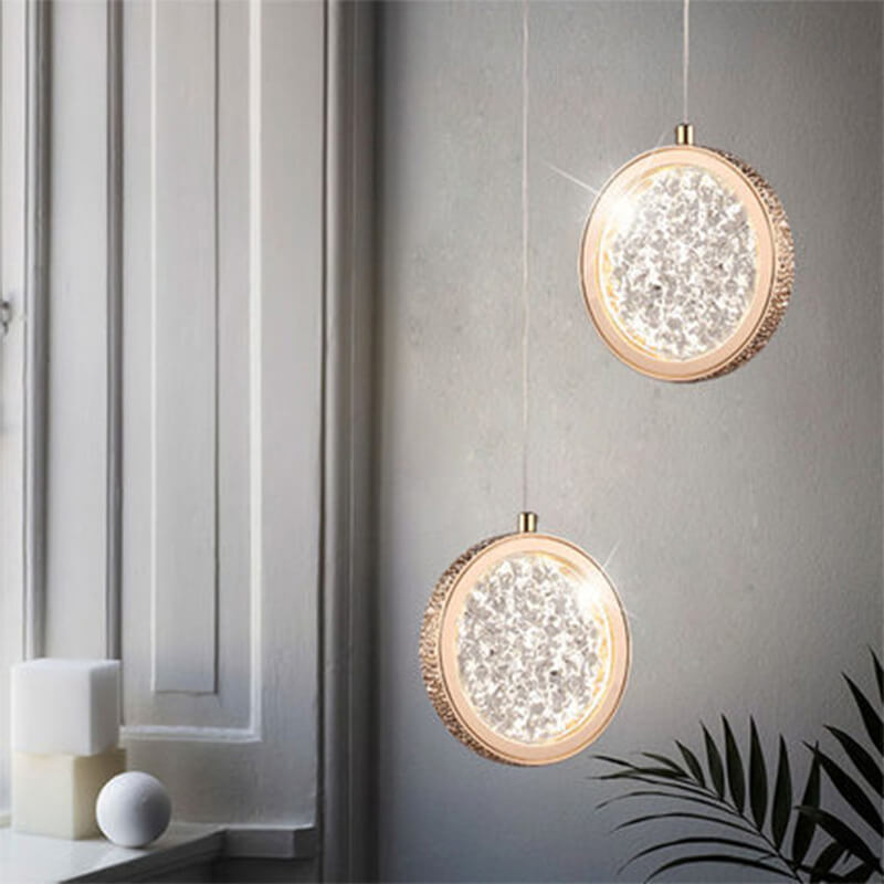 1pc Acrylic Round Decorative Pendant For Home Or Outdoor, With The