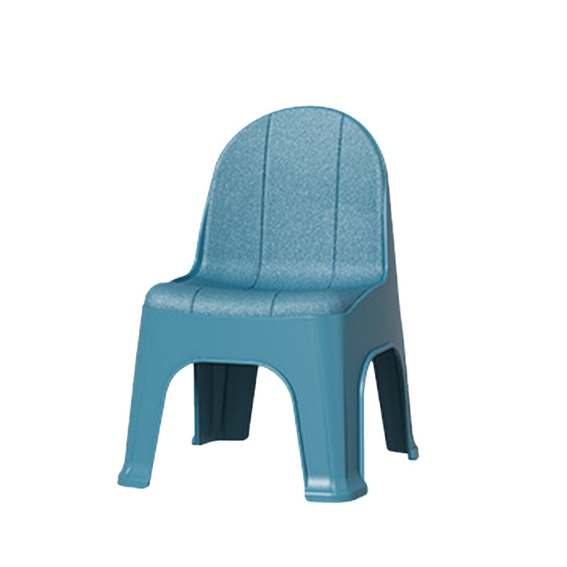 Modern Minimalist Square Half Round PP Plastic Chair Backrest For Living Room