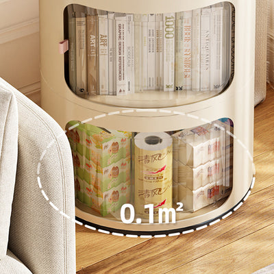 Contemporary Creative Round PP PET End Table 2/3/4 Storage For Living Room