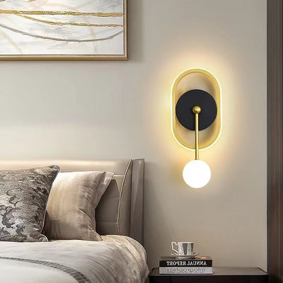 Moderne minimalistische drehbare LED-Wandleuchte