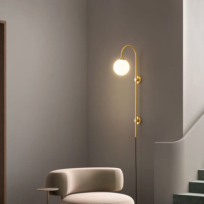 Moderne minimalistische drehbare LED-Wandleuchte