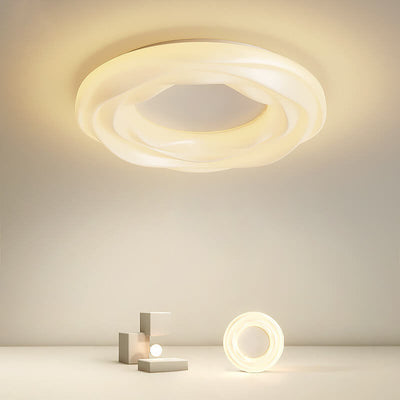 Modernes, minimalistisches Macron Semi-Flush Mount Light 