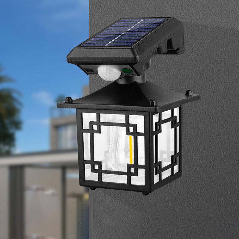 Modern Simplicity Solar Cylinder Square ABS PS LED Outdoor Light For Garden