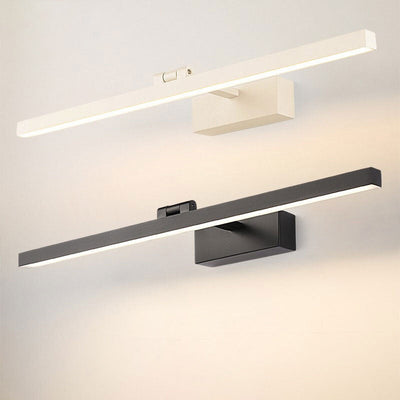 Modern Minimalist Long Iron Aluminum PC LED Vanity Light Wall Sconce Lamp For Bathroom