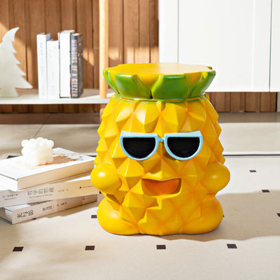 Contemporary Creative Pineapple Design Resin Coffee Table For Living Room