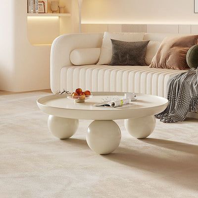 Contemporary Creative Disc Orb Metal Coffee Table For Living Room