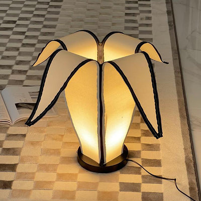 Modern Creative Hardware Fabric Banana 1-Light Table Lamp For Bedroom