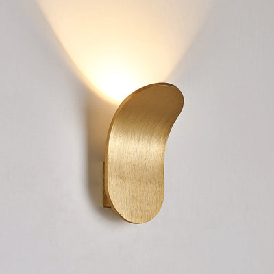 Contemporary Scandinavian Aluminum Arch LED Wall Sconce Lamp For Hallway