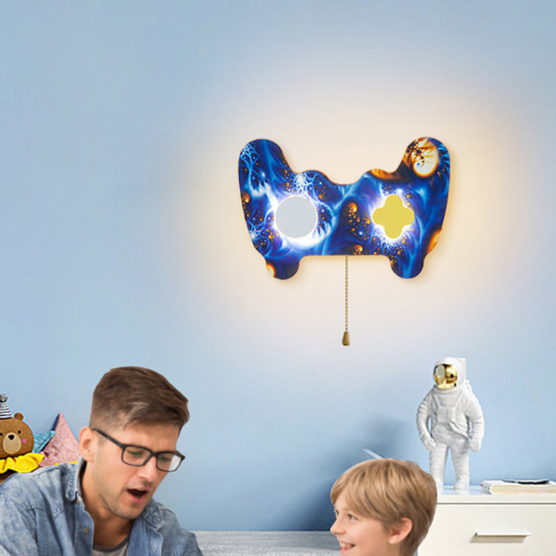 Contemporary Creative Iron Acrylic Cartoon LED Wall Sconce Lamp For Living Room