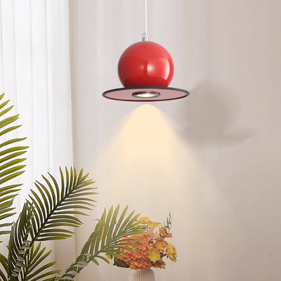 Contemporary Creative Orb Round Iron LED Pendant Light For Living Room