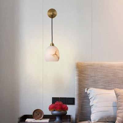 All Copper Light Luxury Crystal 1/2-Licht-Wandleuchte 