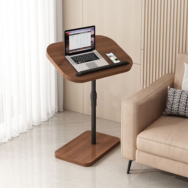 Modern Minimalist Rectangular Faux Panel Iron Liftable End Table For Living Room