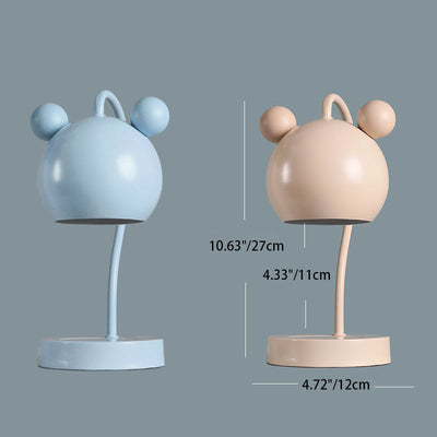 Lampe de table moderne à 1 lumière avec matériel de souris de dessin animé, cire fondue d'aromathérapie 