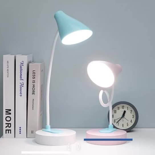 Nordic Modern Plastic Round Foldable LED USB Table Lamp