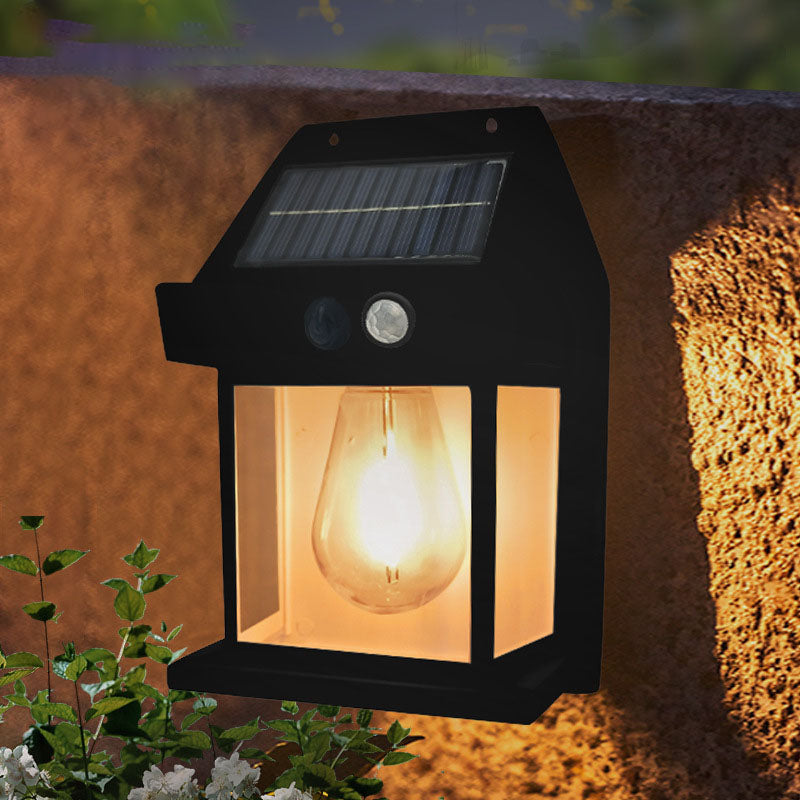 Modern Art Deco House ABS LED Outdoor Wall Sconce Lamp For Garden