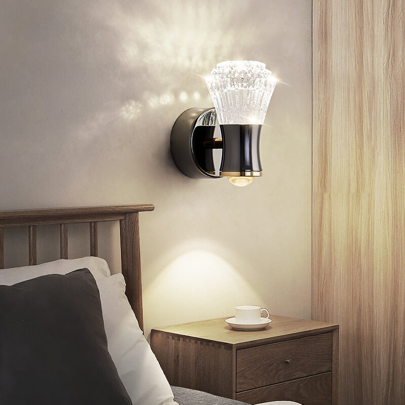 Modern Creative Bedside Iron Sphere LED Wall Sconce Lamp