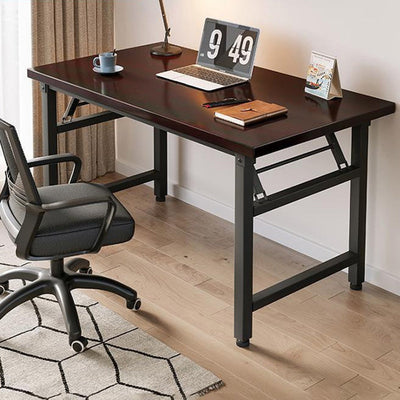 Modern Simplicity Rectangular MDF Steel Desks Foldable For Home Office