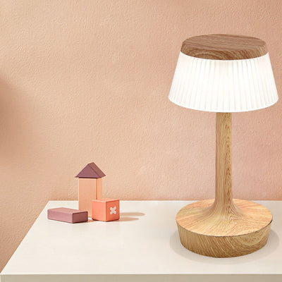 Contemporary Creative Mushroom Acrylic ABS LED Table Lamp For Bedroom