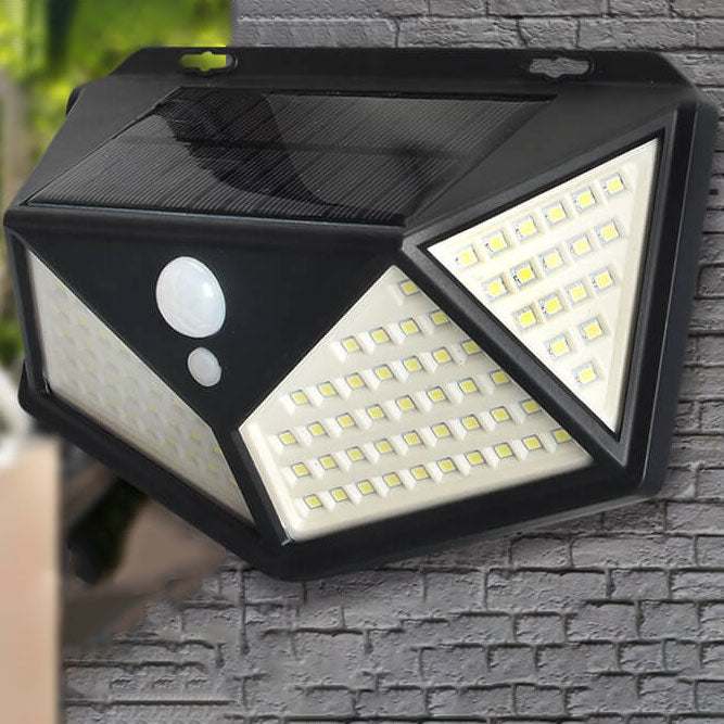 Modern Simplicity ABS Plastic Solar Lozenge LED Outdoor Wall Sconce Lamp For Garden