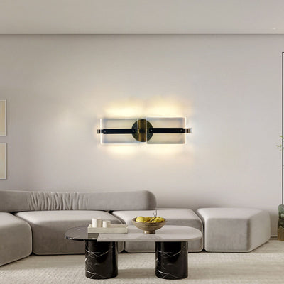 Modern Simplicity Acrylic Rectangle LED Wall Sconce Lamp For Living Room