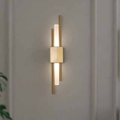 Modern Minimalist Iron Acrylic Strip LED Wall Sconce Lamp For Bedside