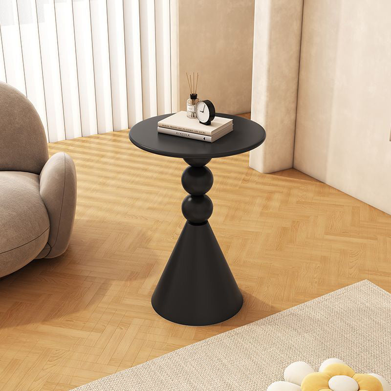 Modern Minimalist Round Ball Geometric Base Iron Coffee Table For Living Room