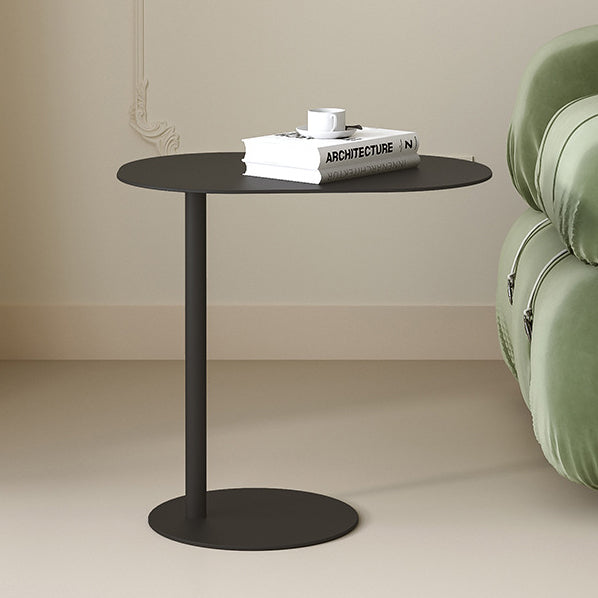 Modern Minimalist Geometric Round Iron End Table For Living Room