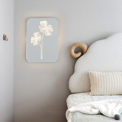 Lampe d'applique murale LED d'avion créatif de dessin animé 