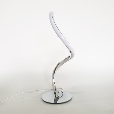 Modern Minimalist Iron Aluminum PVC Line LED Table Lamp For Study