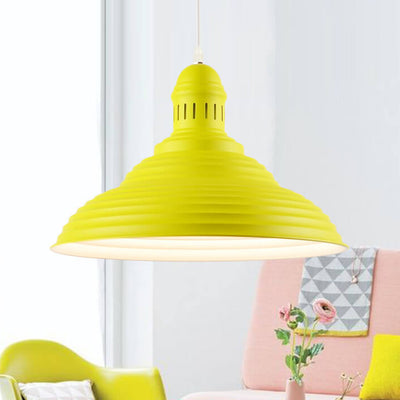 Scandinavian Modern Minimalist Cone Iron 1-Light Pendant Light