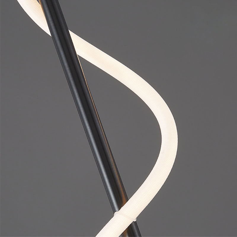 Modern Minimalist Cylinder Wave Stripe Copper Acrylic LED Wall Sconce Lamp For Living Room