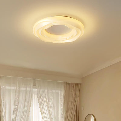 Modern Simple Iron Cookie LED Flush Mount Ceiling Light