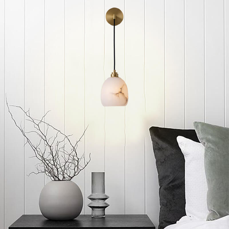 All Copper Light Luxury Crystal 1/2-Licht-Wandleuchte 