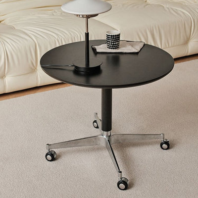 Modern Minimalist Round Branch Base Liftable Removable Density Plate Aluminum Alloy Coffee Table For Living Room