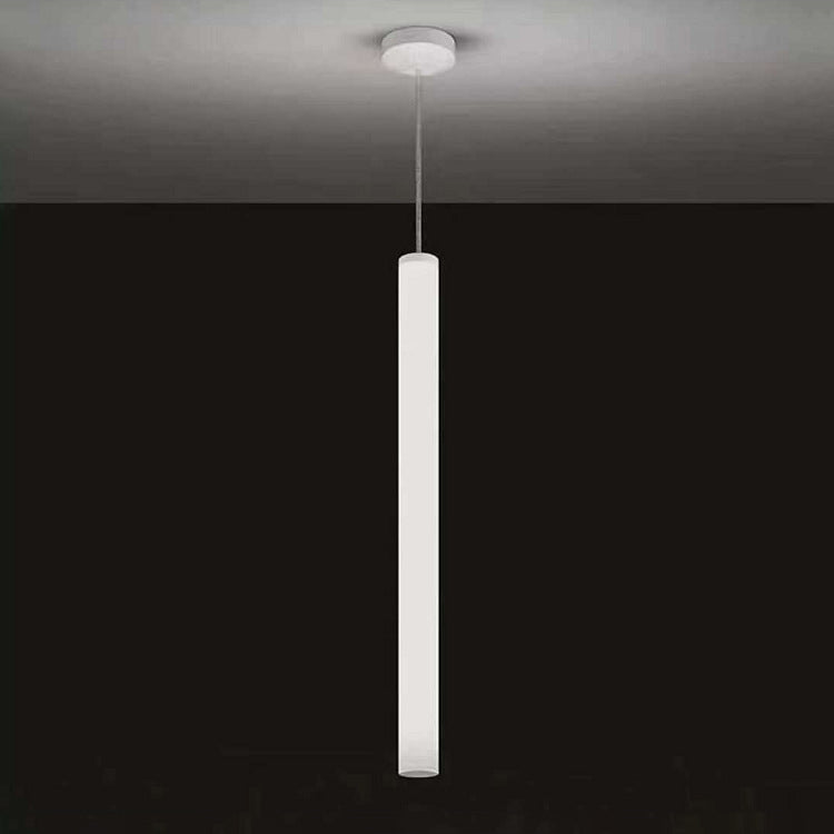 Modern Minimalist PC Straight Line LED Pendant Light For Living Room