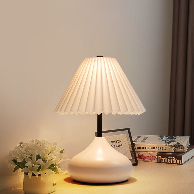 Nordic Vintage Clear Dome Acryl LED USB Tischlampe 