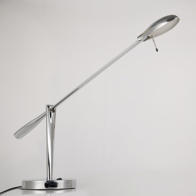 Modern Minimalist Long Arm Iron Metal LED Table Lamp For Bedroom