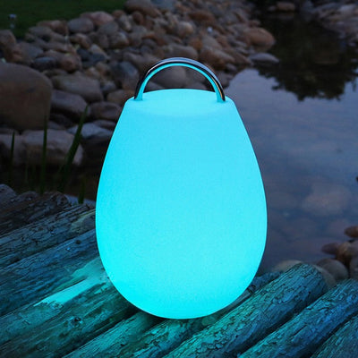 Modern Minimalist Waterproof Handheld Lantern PE Stainless Steel Camping Outdoor Light For Garden