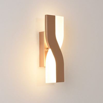 Contemporary Creative Rotatable Funnel Iron Acrylic LED Wall Sconce Lamp For Bedroom