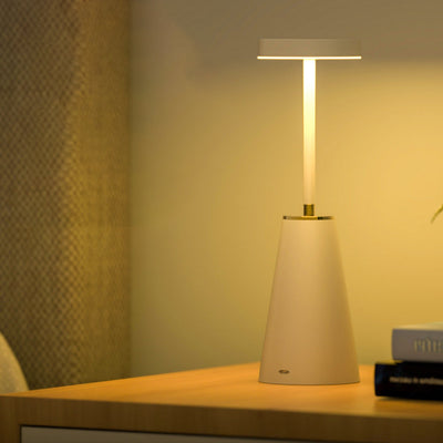 Modern Minimalist Cylindrical PC Iron LED Table Lamp For Living Room