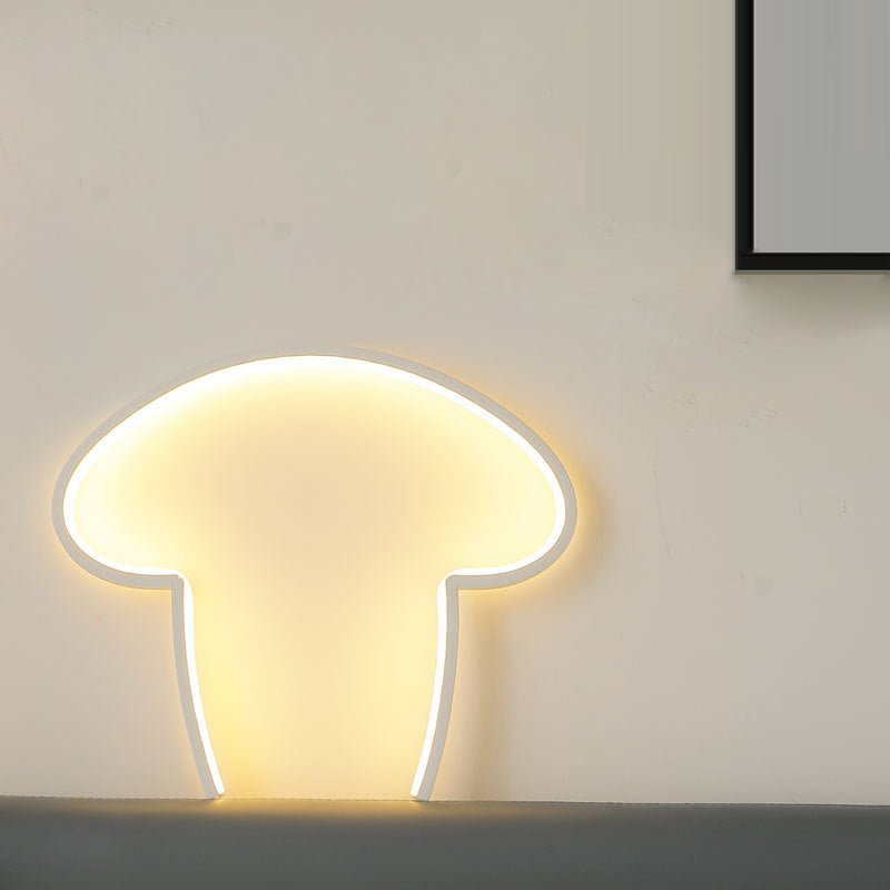 Contemporary Creative Line Mushroom Aluminum Silicone USB LED Table Lamp For Bedroom