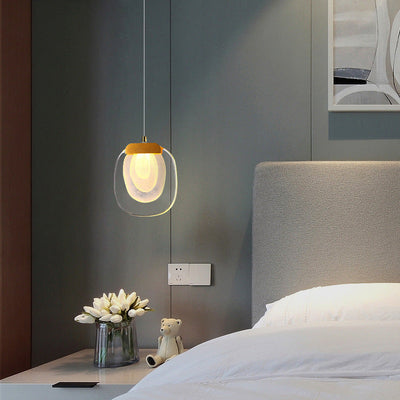 Lustre LED Rond en Cristal d'Aluminium Scandinave Contemporain pour Salon 