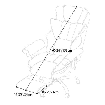 Modern Minimalist Square Microfiber Nano Leather Steel Desk Chair Backrest Arm For Home Office