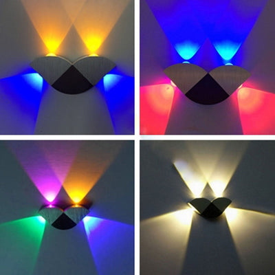 Modern Simplicity Butterfly Aluminum LED Wall Sconce Lamp For Living Room