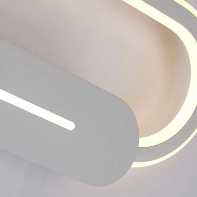 Modern Simple Aluminum Button Shape Adjustable LED Bathroom Vanity Mirror Front Wall Sconce Lamp