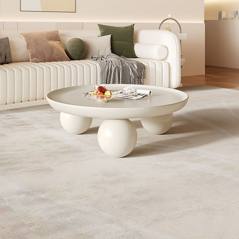 Contemporary Creative Disc Orb Metal Coffee Table For Living Room