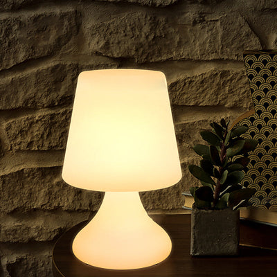 Modern Minimalist PE Cup Shape USB LED Table Lamp Night Light For Outdoor Patio