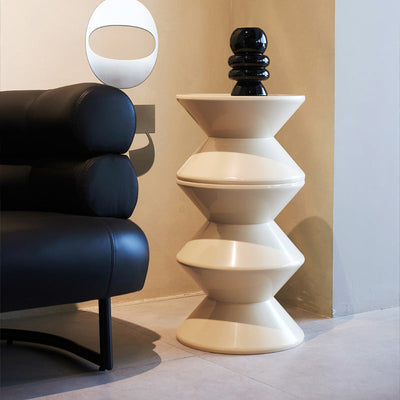 Modern Minimalist Hourglass Plastic PP Chair For Living Room