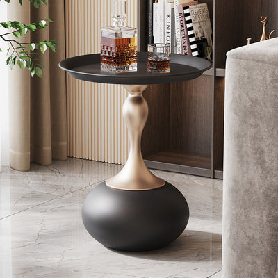 Modern Luxury Gourd Steel Ceramic Metal Coffee Table For Living Room